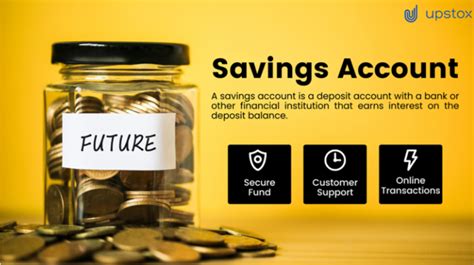 Savings Account Conditions .